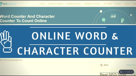 Online Word And Character Counter - Best Word Counter | SEOMagnifier
