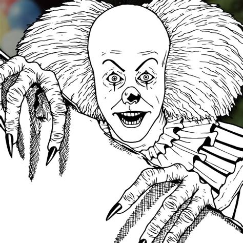 This content for download files be subject to copyright. How to Draw PENNYWISE THE CLOWN (IT 1990 TV Mini-Series ...
