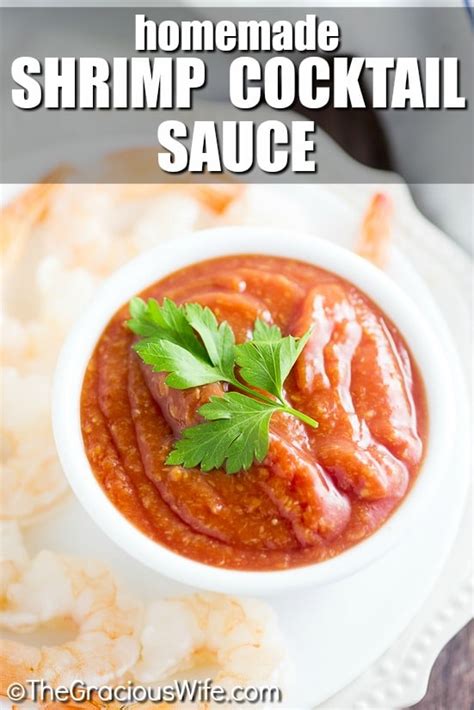 Directions mix all ingredients and chill. Homemade Shrimp Cocktail Sauce Recipe | The Gracious Wife