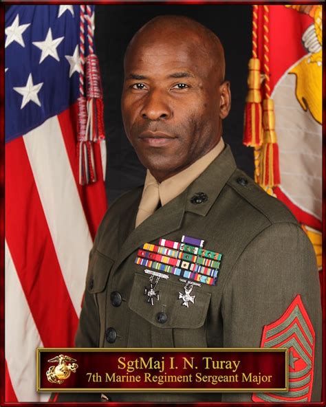 Sergeant Major Idris N Turay 1st Marine Division Biography