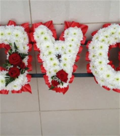 We provide our delivery services to customers across london and oxfordshire. Block Letter Funeral Flowers | Flowers by Elja | Call now ...