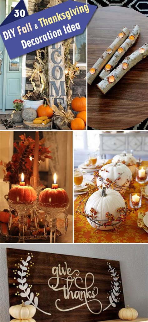 30 Diy Fall And Thanksgiving Decoration Ideas 2022