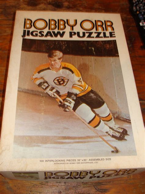 Bobby Orr Jigsaw Puzzle - Boston Bruins - 1971 | HockeyGods