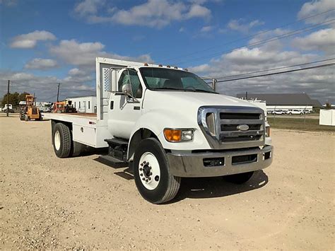2008 Ford F 750 Flatbed Truck For Sale 56116 Miles Waxahachie Tx