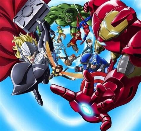 Marvel Disk Wars The Avengers La Versión Anime De Los Vengadores