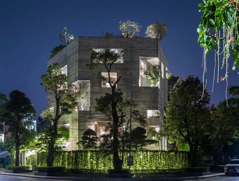 Vtn Architects Packs A Concrete Villa With Trees On Its Double Skin