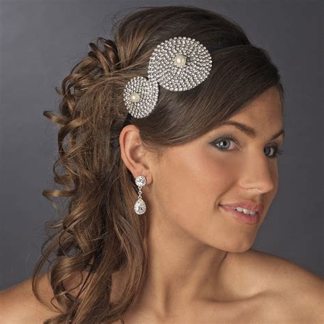 Your options are to bring the jewelry to a jeweler for professional cleaning, or use a polishing cloth for the silver and a soap and water solution for the. * Silver Clear Pearl on Black Headband Headpiece 4027