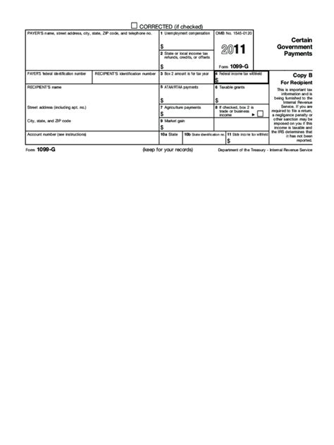 Fillable Online Form 1099 G Fax Email Print Pdffiller
