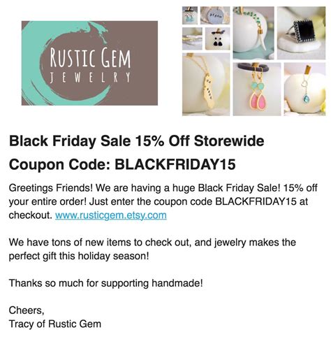 What Items Get The Most Sale On Black Friday - Black Friday Sale! www.rusticgem.etsy.com (With images) | Holiday gifts