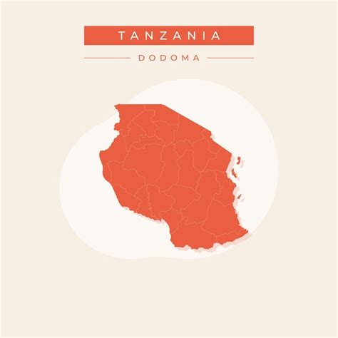 Premium Vector Vector Illustration Vector Of Tanzania Map Tanzania