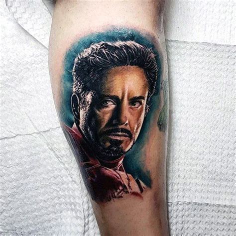 70 Iron Man Tattoo Designs Für Männer Tony Stark Ink Ideen Mann