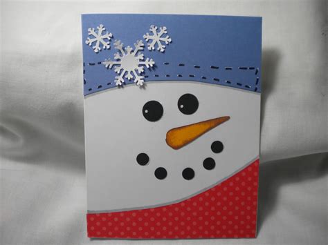Nothin Fancy Cased Snowman Card