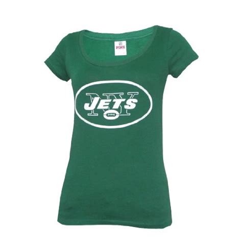 Nfl New York Jets Womens Pink Victoria S Secret T Shirt Medium Green