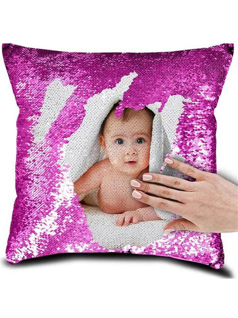 Personalized Photo Sequin Pillow Cases