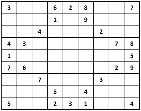 printable sudoku