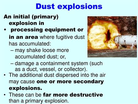 Ppt Combustible Dust Course For Die Casting Industry Employees
