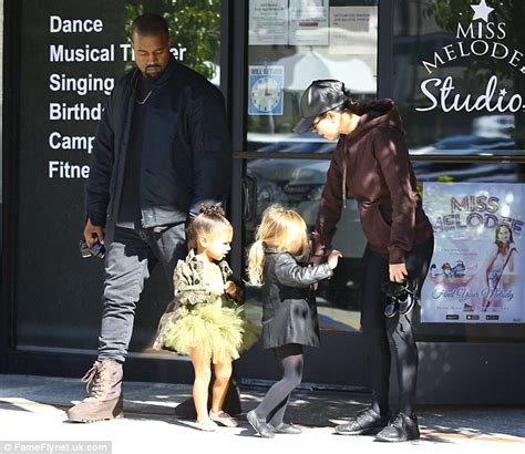 Kanye West Takes North To Ballet While Pregnant Kim Kardashian Rests Daily Mail Online