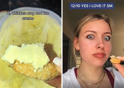 this woman is tasting and rating weird pregnancy food cravings bored panda