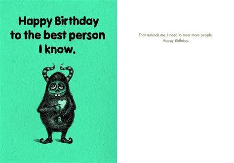 best person i know birthday card by bald guy greetings funny birthday cards humorous sarcastic