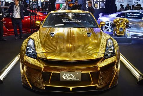 Gold Plated Nissan R35 Gt R Is Worth 1 Million 8