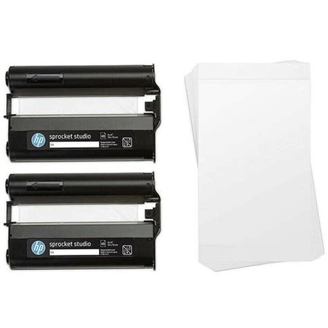 Hp Sprocket Studio Ink And Photo Paper 2 Cartridge 80 Sheets 4x6in
