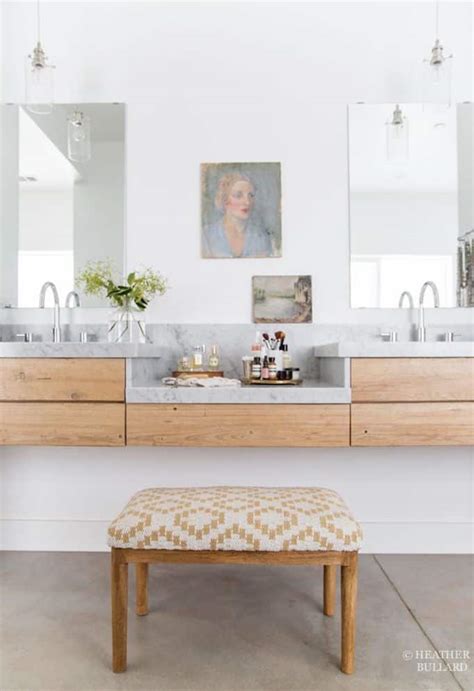 These popular pieces of furniture offer clean, artistic design and larger bathrooms can easily accommodate larger floor vanities. 15 Modern Bathroom Vanities For Your Contemporary Home