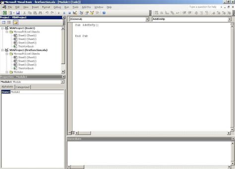 Microsoft Excel And Vba Help Understanding Visual Basic Editor In Ms Excel