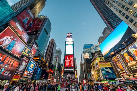 Times Square New York City Stock Photo - Download Image Now - Times ...