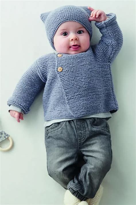 10 free knitting patterns for baby shoes! Free Knitting Pattern for Garter Stitch Baby Cardigan and ...