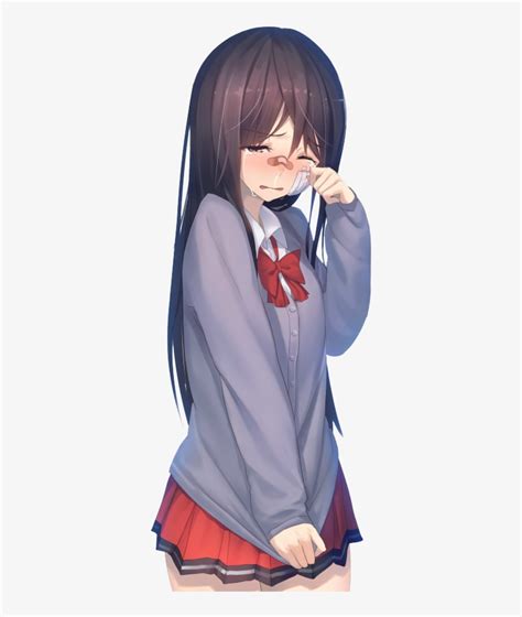 Anime Girl Crying Anime People Depressed Anime Characters Anime Girl Cry Png Transparent