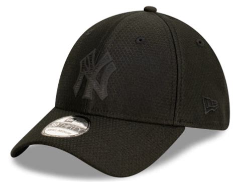 New Era 39thirty New York Yankees Stretch Fit Black Cap Fancaps