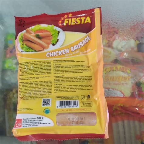 Jual Fiesta Sosis Ayam Chicken Sausages 500gr Shopee Indonesia
