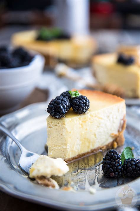 Blackberry Honey Goat Cheese Cheesecake • My Evil Twins Kitchen