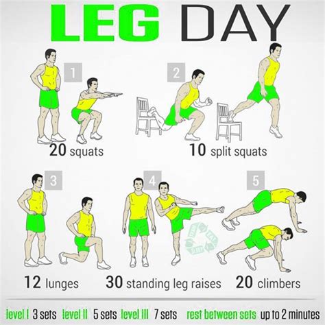 Leg Day Strong At Home Training For Your Legs Healthy