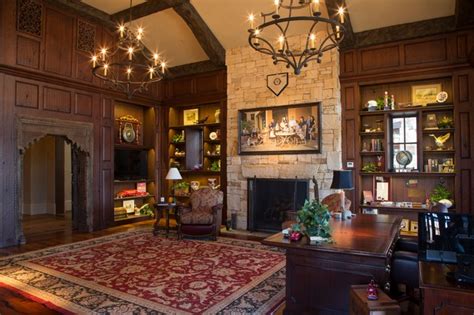 Tuscan Villa Traditional Home Office Houston By Ellis Custom