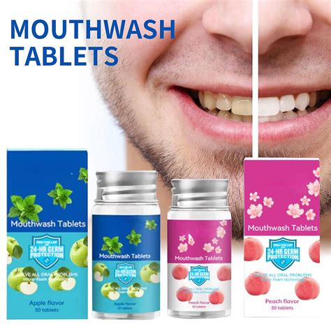 mouthwash tablet portable fresh breath mouthwash tablets remove bad breath oral care supplies