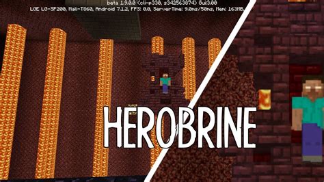 I Found Herobrine In Minecraft Pe Youtube