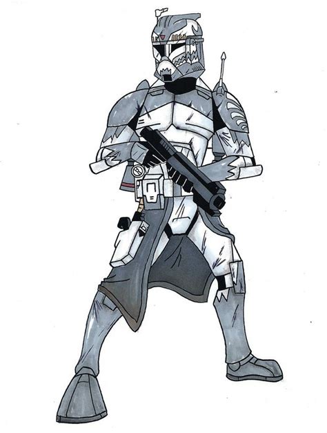 Commander Wolffe By Spartan 055 On Deviantart Star Wars Characters