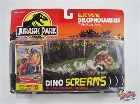 1993 Kenner Jurassic Park Dino Screams Electronic Dilophosaurus 1d