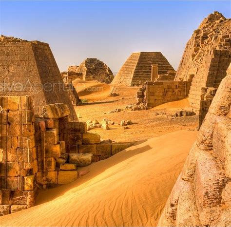 Ancient Pyramids Sudan Africa Travel North Africa Mysterious Places