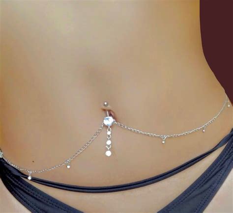 Naval Piercing Waist Chain Belly Piercing Jewelry Belly Jewelry