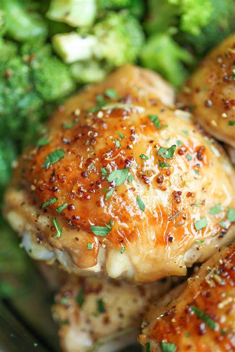 The broccoli in this recipe was made in a steam bag and. Slow Cooker Maple Dijon Chicken and Broccoli - Damn Delicious