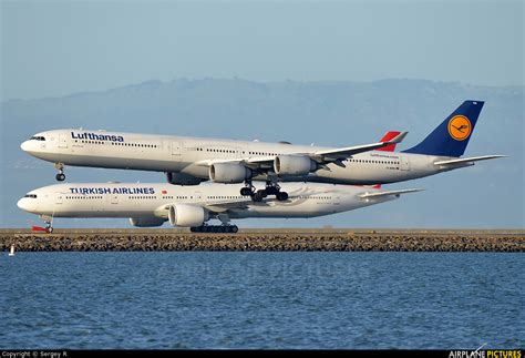 D Aiha Lufthansa Airbus A340 600 At San Francisco Intl Photo Id