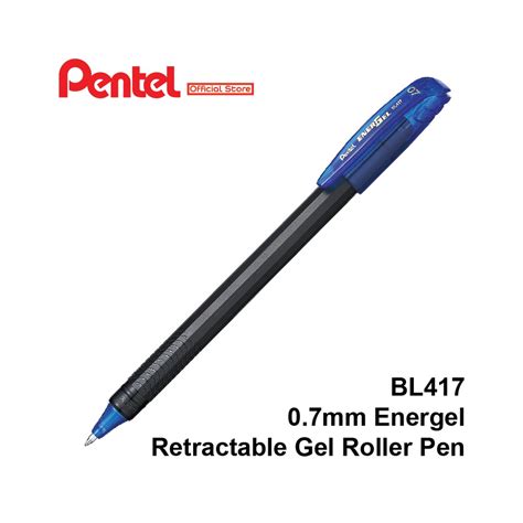 Pentel Bl417 Energel Roller Refillable Gel Pen 07mm Shopee Malaysia