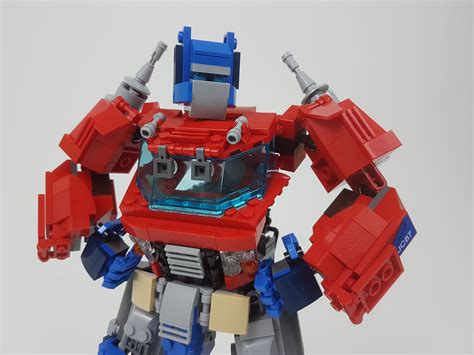 Lego Moc Transforming Optimus Prime G1 Robots In Disguise Inspired