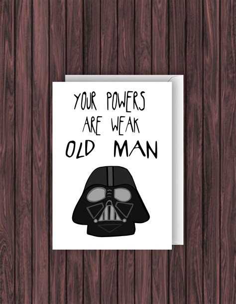 Printable Birthday Cards Star Wars