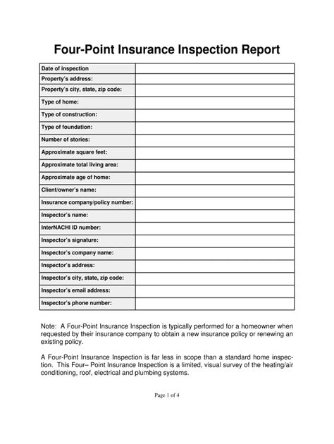 Home Inspection Report Template Pdf