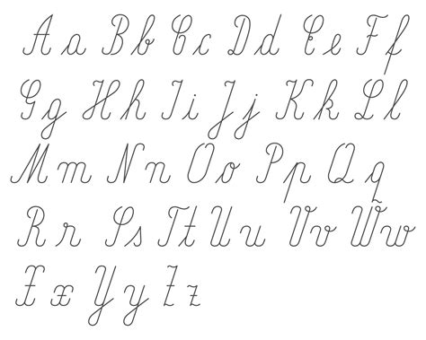 Alfabeto Escrito A Mano Con Letras Grandes Y Pequeñas 1632422 Vector