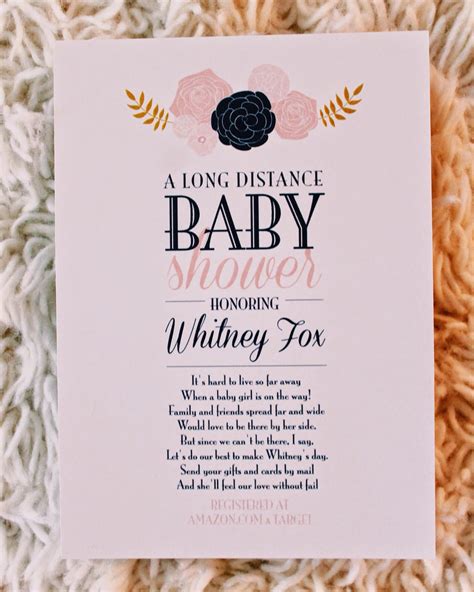Check out these detailed samples of office baby shower invitation wording. life as a fox: LONG DISTANCE BABY SHOWER