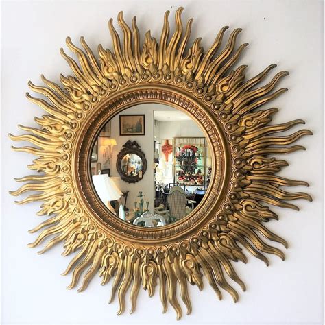 Vintage Sunburst Mirror Image 2 Of 3 Verycoolretrohomedecorartdeco